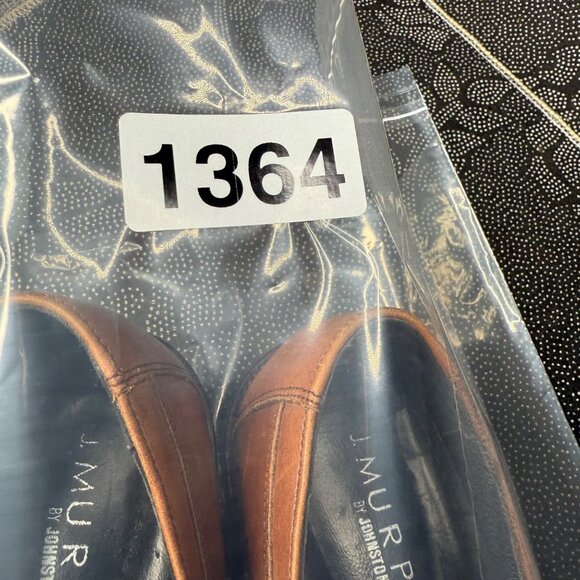 Johnston & Murphy Mens Tan Leather Oxford Shoes 11M - Picture 9 of 9
